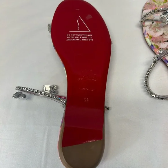 Christian Louboutin Just Queenie Mules Pvc - Picture 7 of 8